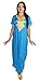 Moroccan Caftan Handmade Cotton Embroidery Small to Medium Light Blue