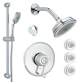 Hansgrohe 06345820 Tango C Trim, ThermoBalance III Shower Set, Scroll Handle, Brushed Nickel