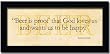 Beer Is Proof That God Loves Us Sign Art Print Framed