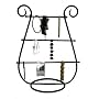 Table Top Jewelry Bracelet Holder Rack Stand Display Black Metal Harp
