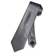 BOY'S NeckTie Solid CHARCOAL GREY Color Youth Neck Tie