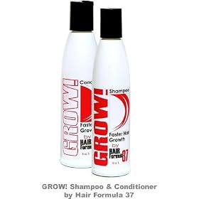GROW! Shampoo and conditioner for fast hair growth by Hair Formula 37