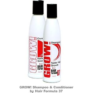 GROW! Shampoo and conditioner for fast hair growth by Hair Formula 37