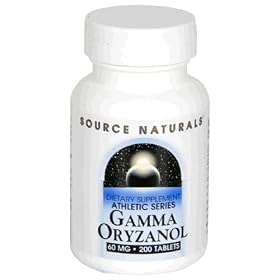 Source Naturals Gamma Oryzanol, 60mg, Tablets, 200 tablets (Pack of 2)