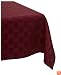 Reflections 60 by 120-Inch Oblong / Rectangle Tablecloth, Merlot