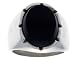 Gent's Sterling Silver Large Oval Black Obsidian Ring size 13