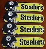Ceiling Fan Designers 42SET-NFL-PIT NFL Pittsburgh Steelers Football 42 In. Ceiling Fan Blades ONLY