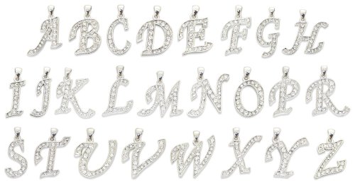 Click here to buy Initial Impact CRYSTAL INITIAL PENDANT Necklaces **CLOSEOUT**.