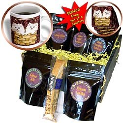 Cats - Kittens in the basket - Coffee Gift Baskets - Coffee Gift Basket by 3dRose LLC