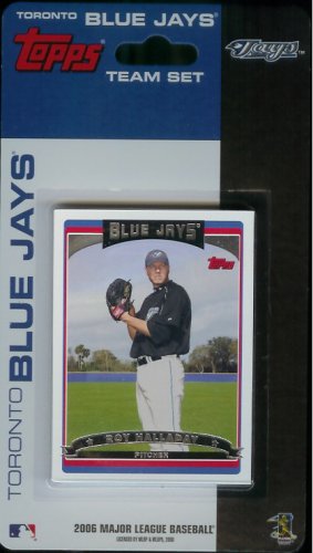 2006 Topps Toronto Blue Jays Baseball Cards Limited Edition Team Set of 14 Cards - Not Available In Packs- Includes Roy Halladay, Vernon Wells, Russ Adams, BJ Ryan, Ted Lilly, Aaron Hill, Alex Rios, and more