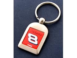 Dale Earnhardt Jr. Square Keychain