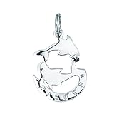 Sterling Silver Pisces Charm