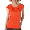 Merona® Collection Petites Pleated Top - Orange Blaze