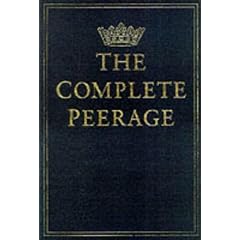 Complete Peerage of England, Scotland, Ireland, Great Britain and the United Kingdom/13 Volumes Bound in 6 Books