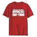 T-SHIRT RED  KISS ME , I'M FROM APPENZELL INNER-RHODEN  SWITZERLAND