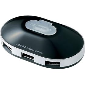 SANWA SUPPLY USB2.0�n�u USB-HUB222BK