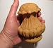 Carved Mahogany Wood Finial, Bedpost, Curtain rod, Furniture