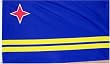 Aruba National Country Flag - 3 foot by 5 foot Polyester (New)