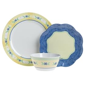 Pfaltzgraff Summer Breeze 12-Piece Set, Service for 4 by Zak Designs