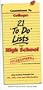 Countdown to College: 21 To-Do Lists for High School: Step-By-Step Strategies for 9th, 10th, 11th and 12th Graders