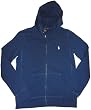Women's Ralph Lauren Sport Hooded Sweat Jacket Hoodie Blue Size Large