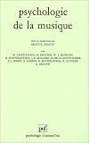 Revue Presses Universitaires de France - PUF  / Psychologie de la musique