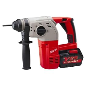 Milwaukee 0756-22 28-Volt Cordless V28 Lithium-Ion Compact 1-Inch SDS Rotary Hammer with Case