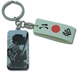 Afro Samurai No.2 Metal And Leather Key Chain