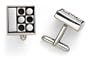Sterling Silver Cuff Links From The Marrakesh Collection By Zina