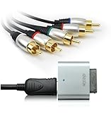 DEXIM Premium AV Adapter for iPhone 4/iPhone 3GS/3G/iPod Touch/iPod/iPad