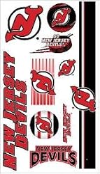 New Jersey Devils Temporary Tattoos - SET OF 6 - Sports Merchandise