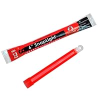 Cyalume SnapLight Industrial Grade Chemical Light Sticks, Red, 6" Long, 12 Hour Duration (Pack of 10) from Cyalume Technologies, Inc.