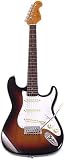 SX SST62 Short Scale Electric Guitar 3-Tone Sunburst Finish