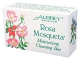 Aubrey Organics - Rosa Mosqueta Moisturizing Cleansing Bar, 3.6 oz bars