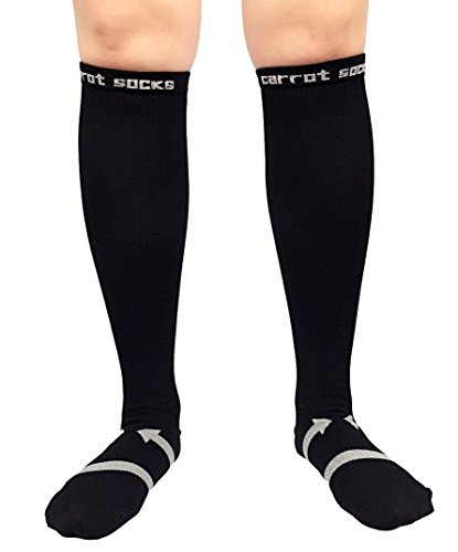 NKTM Medical Graduated Nursing Compression Socks Long Sleeve Socks for Plantar Fasciitis Foot Care Sock Stimulate Blood Circulation Applies to Football Baseball Running Hockey Relieve Stress 1Pair