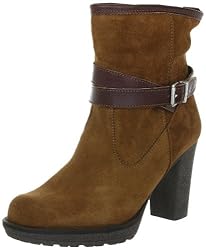 Mexx Kate 2 Suede Lthr Furl F7IWB014, Damen Fashion Stiefel, Braun (Cinnamon 203), EU 38