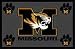 Missouri Tigers 4' x 6' Large Top View Area Rug