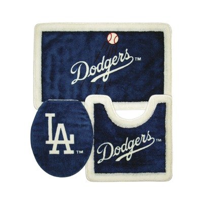 Los Angeles Dodgers 3 Piece Bath Rugs