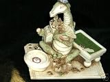 DRAGON CASINO WINNING BET STATUE / BLACKJACK, ROULETTE, SLOT MACHINES GAMBLING MAGIC ART FIGURINE