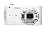Pentax Optio P80 Digitalkamera (12 Megapixel, 4-fach opt. Zoom, 6,9 cm (2,7 Zoll) Display) wei� - 
