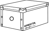 エレクター モジュールボックス HEM-01 CDフタ付タイプ