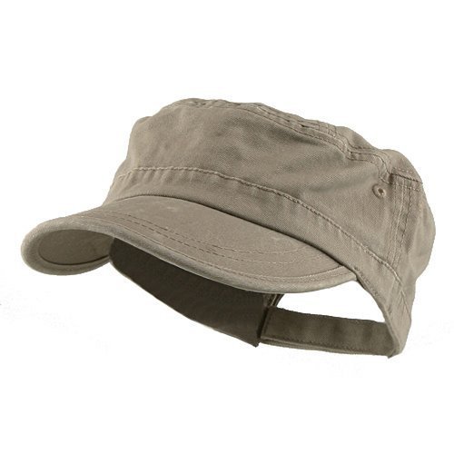 Enzyme regular solid army caps-khaki w35s45d (one size)
