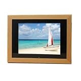 8  Pine Wood Digital Photo Frame with Black Mount