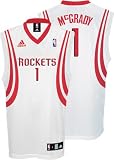 Tracy McGrady Jersey: adidas White Replica #1 Houston Rockets Jersey - Large