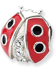 Sterling Silver Reflections Ladybug with Elements Bead