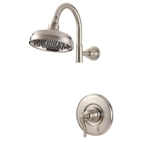 Price Pfister R89-7YPK Ashfield Single-Control Shower Only Trim Kit, Brushed Nickel