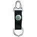 Black Hawk Native American Design Style Belt Clip-On Carabiner Leather Fabric Keychain Key Ring