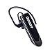 Hapyia Wireless Lightweight Bluetooth Headset, Up to 24 Hours Talk Time and 22 Hours Music Time, Built-in Microphone (Black)