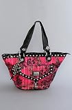 Betsey Johnson The Small Tote in Pink Pretty in Plaid,Bags (Handbags/Totes) for Women
