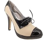 COLORBLOCK OXFORD HEEL